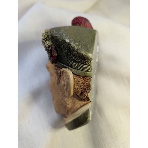 Vintage Bossons Chalkware Head 1969 JOCK Wall Hanging Sculpture Made in England - Picture 10 of 16